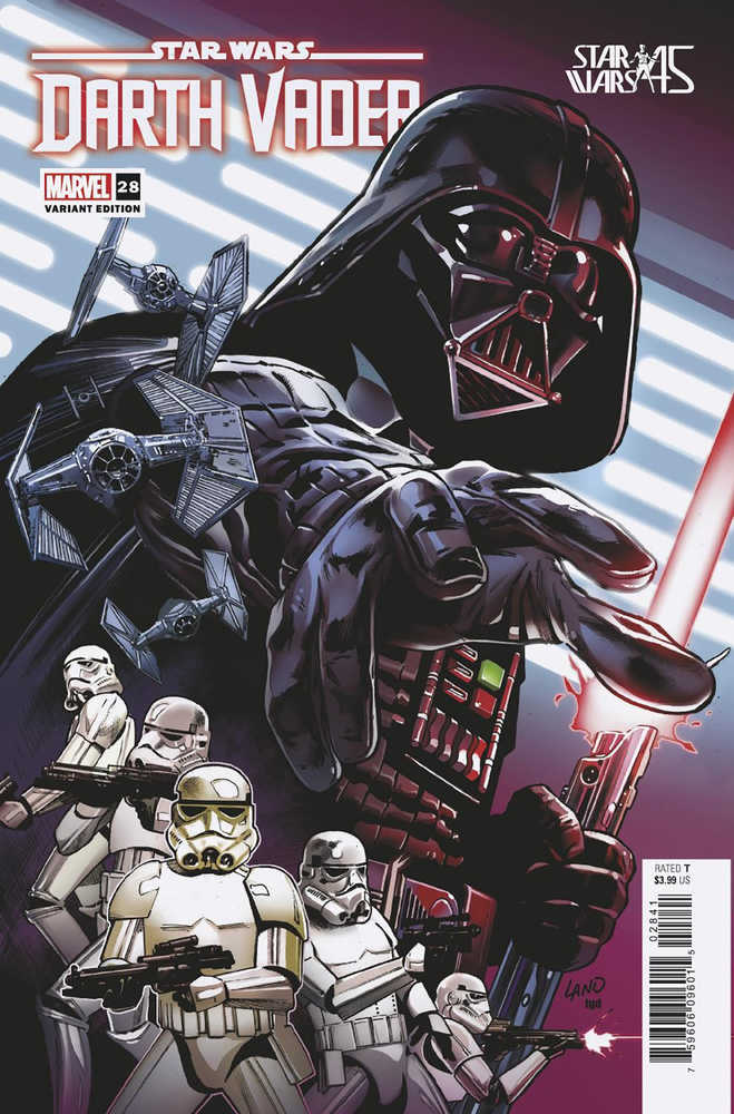 Star Wars Darth Vader #28 Land New Hope 45th Anniversary Variant | Dragon's Lair Comics and Fantasy Houston TX