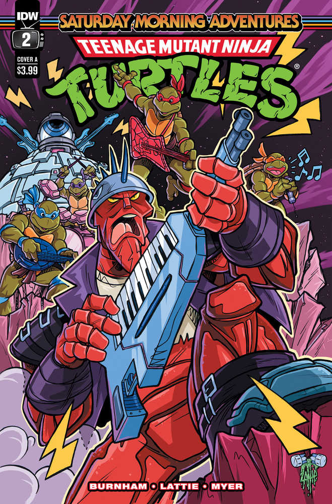 Teenage Mutant Ninja Turtles Saturday Morning Adventures #2 Cover A Lattie | Dragon's Lair Comics and Fantasy Houston TX