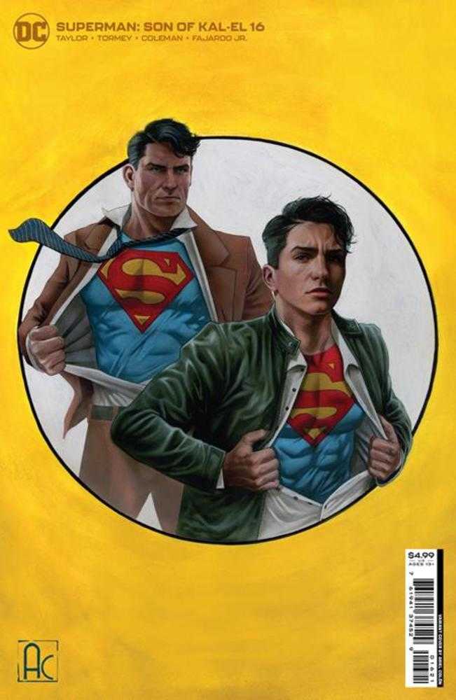 Superman: Son Of Kal-El #16 Cover B Ariel Colon Card Stock Variant (Kal-El Returns) | Dragon's Lair Comics and Fantasy Houston TX