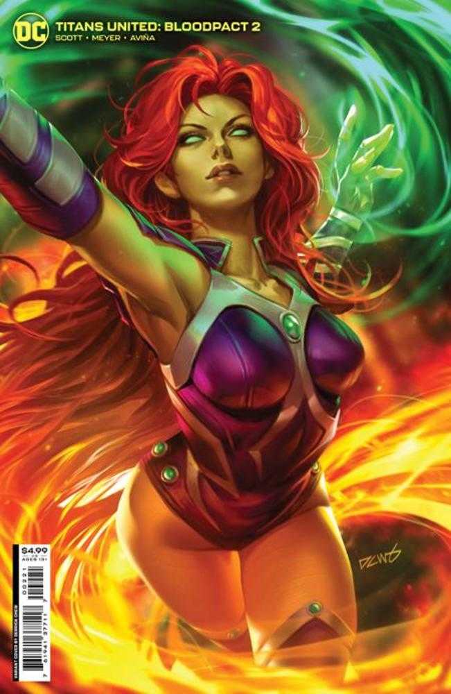 Titans United Bloodpact #2 (Of 6) Cover B Derrick Chew Card Stock Variant | Dragon's Lair Comics and Fantasy Houston TX