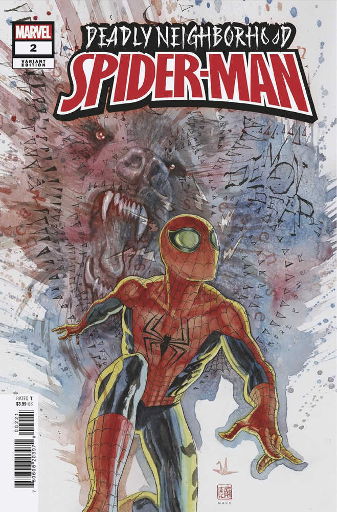 Deadly Neighborhood Spider-Man #2 (Of 5) David Mack Variant | Dragon's Lair Comics and Fantasy Houston TX