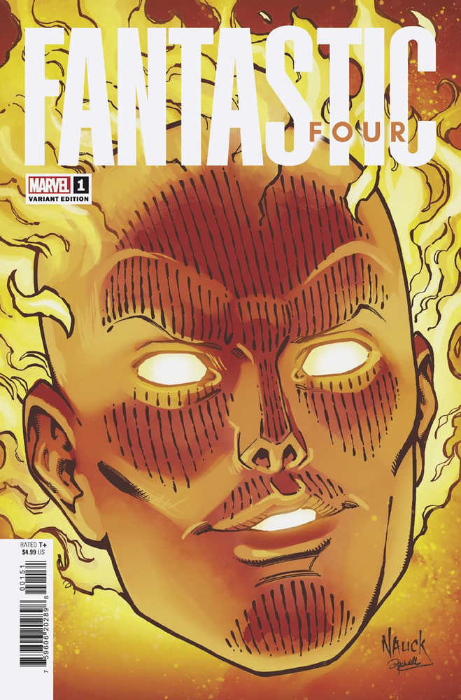 Fantastic Four #1 Nauck Headshot Variant | Dragon's Lair Comics and Fantasy Houston TX