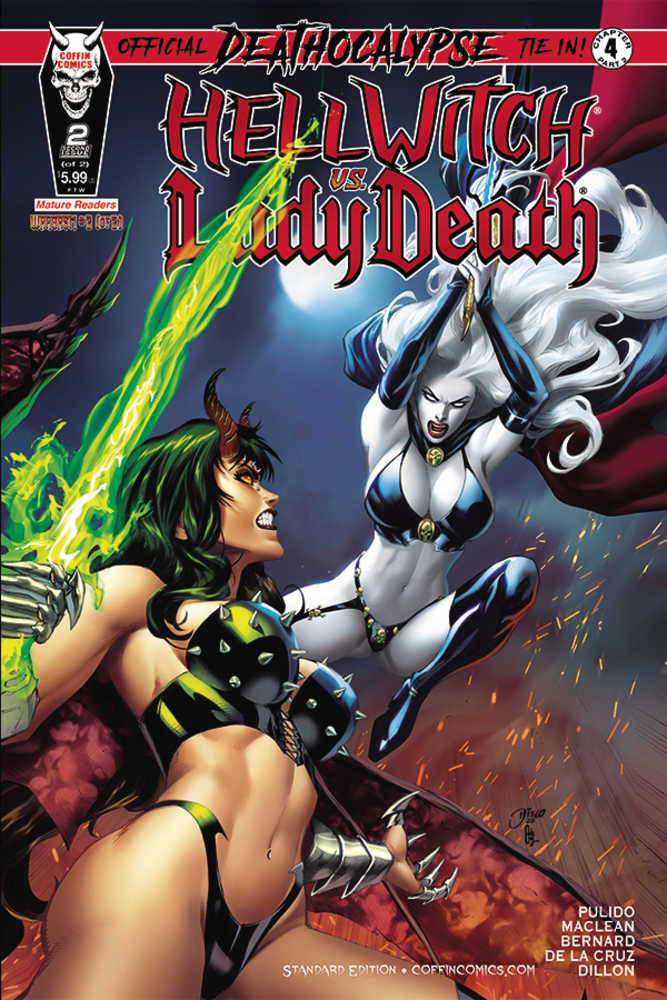 Hellwitch vs Lady Death Wargasm #2 (Of 2) Cover A Standard Ber | Dragon's Lair Comics and Fantasy Houston TX