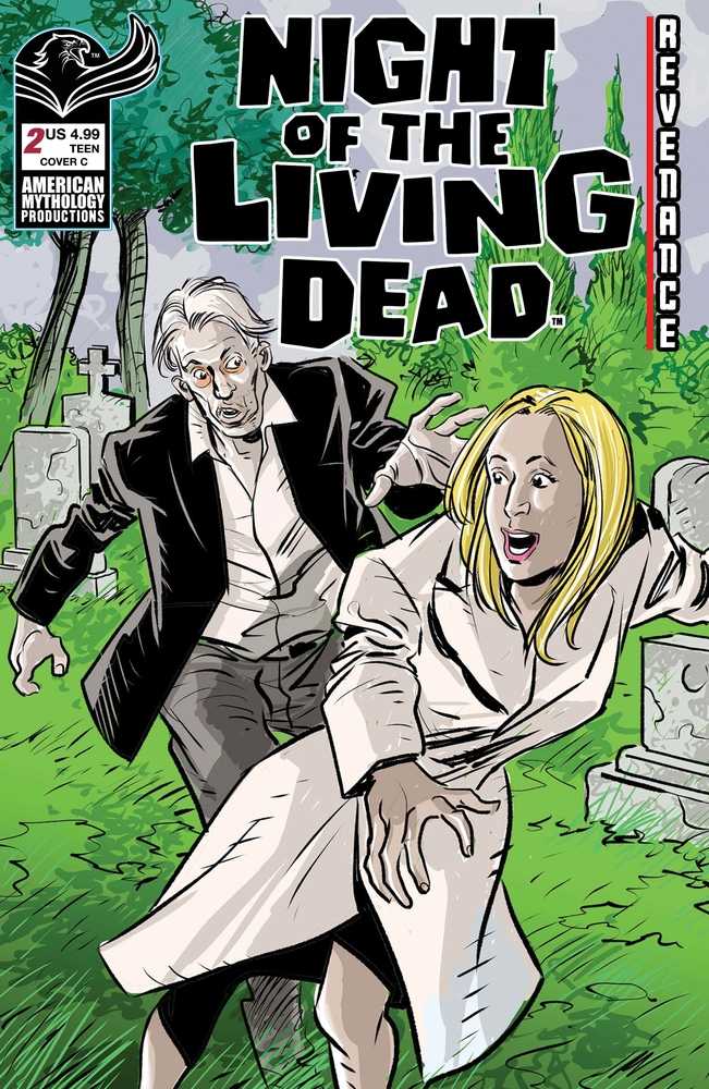 Night Of The Living Dead Revenance #2 Cover C Caracuzo | Dragon's Lair Comics and Fantasy Houston TX