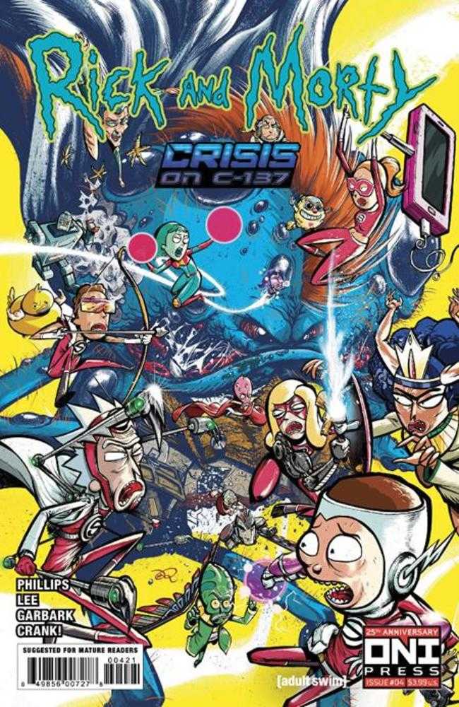 Rick And Morty Crisis On C 137 #4 (Of 4) Cover A Ryan Lee (Mature) | Dragon's Lair Comics and Fantasy Houston TX