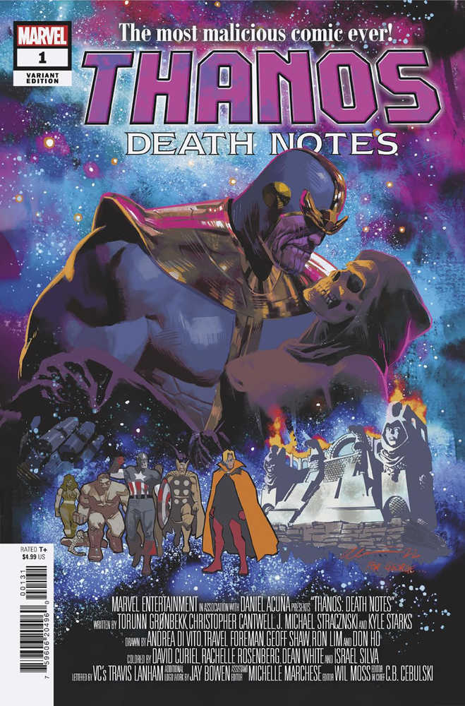 Thanos Death Notes #1 Acuna Variant | Dragon's Lair Comics and Fantasy Houston TX