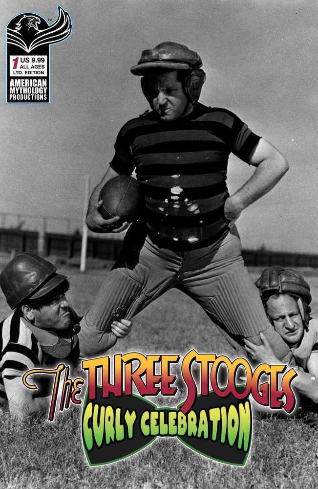 Three Stooges Curly Celebration Cover C Limited Edition | Dragon's Lair Comics and Fantasy Houston TX