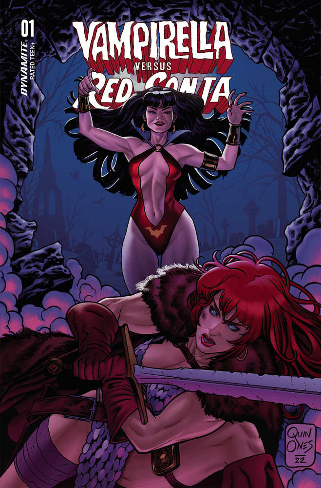 Vampirella vs Red Sonja #1 Cover C Quinones | Dragon's Lair Comics and Fantasy Houston TX