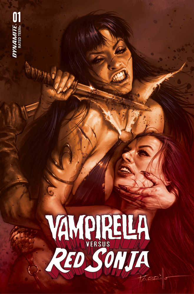 Vampirella vs Red Sonja #1 Cover G 10 Copy Variant Edition Parrillo Tint | Dragon's Lair Comics and Fantasy Houston TX