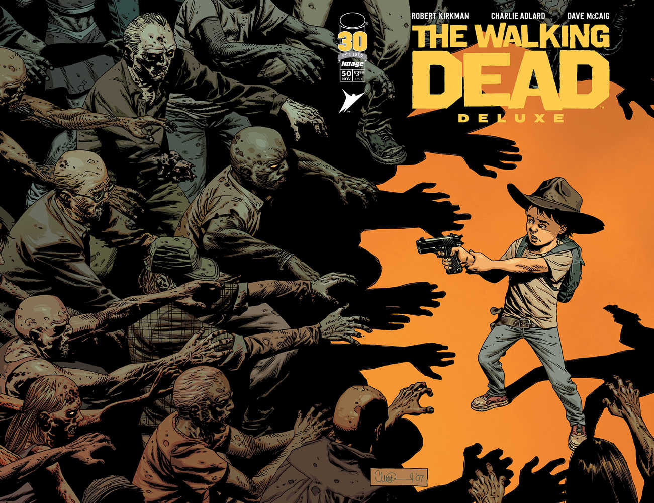 Walking Dead Deluxe #50 Cover B Wraparound Adlard & Mccaig (Mature) | Dragon's Lair Comics and Fantasy Houston TX