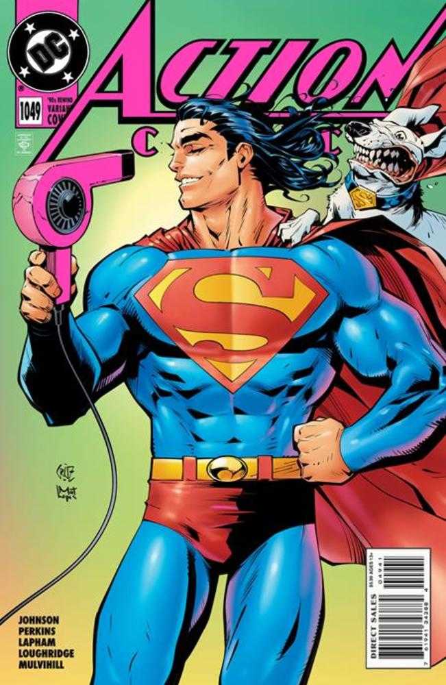 Action Comics #1049 Cover C Roger Cruz 90s Cover Month Card Stock Variant (Kal-El Returns) | Dragon's Lair Comics and Fantasy Houston TX