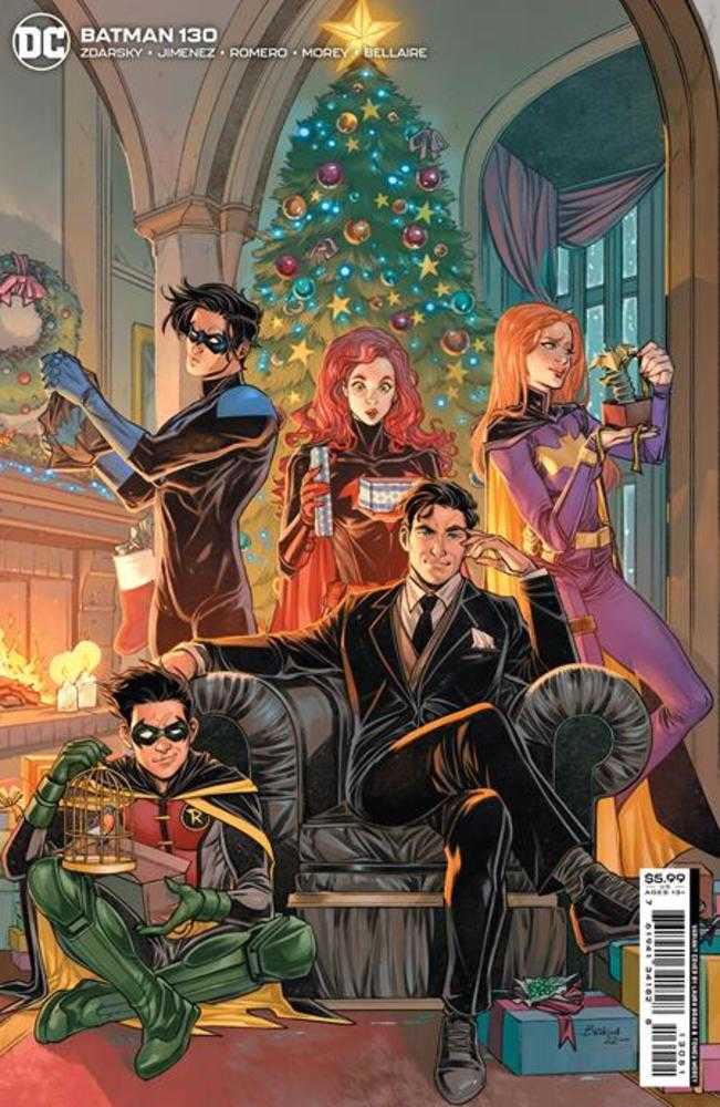 Batman #130 Cover D Laura Braga Holiday Card Stock Variant | Dragon's Lair Comics and Fantasy Houston TX