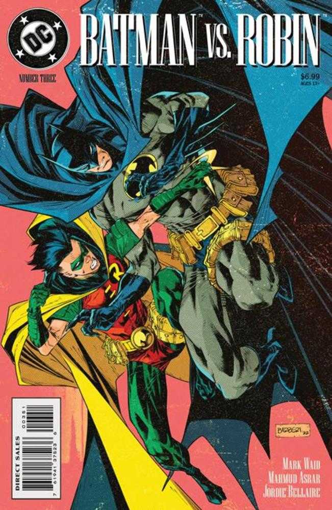 Batman vs Robin #3 (Of 5) Cover D Carlo Barberi 90s Cover Month Card Stock Variant | Dragon's Lair Comics and Fantasy Houston TX