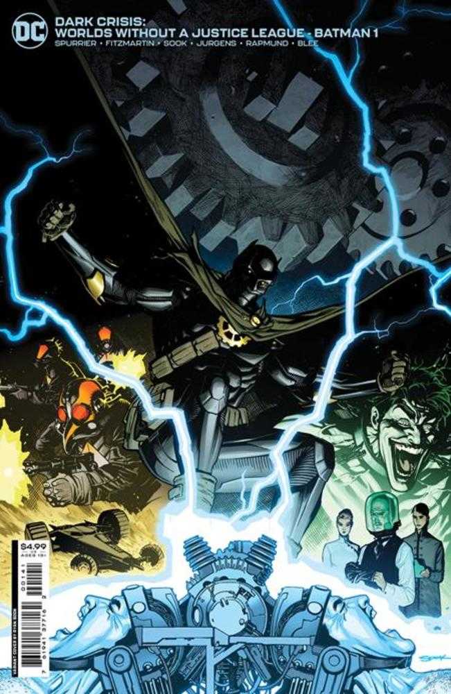 Dark Crisis Worlds Without A Justice League Batman #1 (One Shot) Cover B Ryan Sook Variant | Dragon's Lair Comics and Fantasy Houston TX