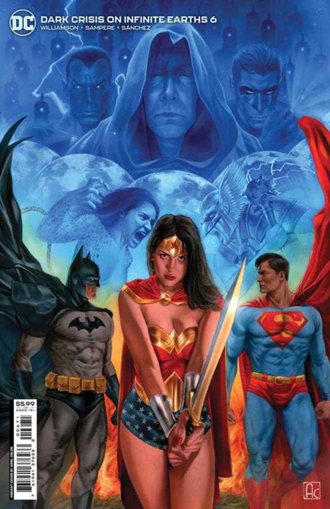 Dark Crisis On Infinite Earths #6 (Of 7) Cover C Ariel Colon Infinite Crisis Homage Card Stock Variant | Dragon's Lair Comics and Fantasy Houston TX