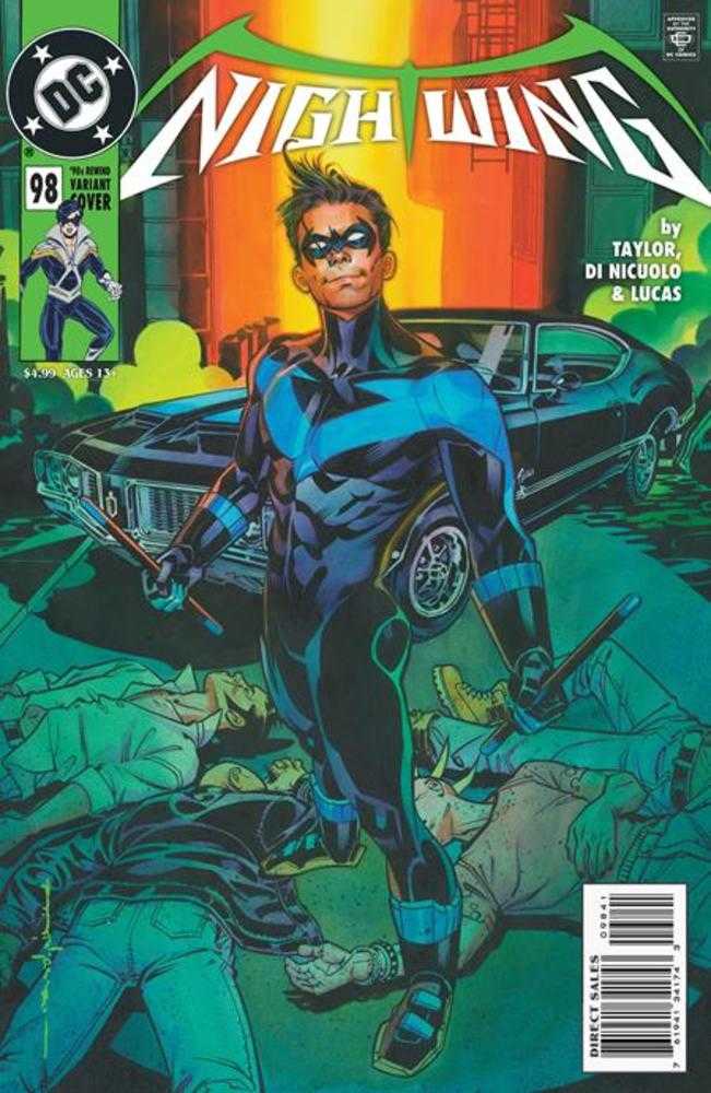 Nightwing #98 Cover C Brian Stelfreeze 90s Cover Month Card Stock Variant | Dragon's Lair Comics and Fantasy Houston TX