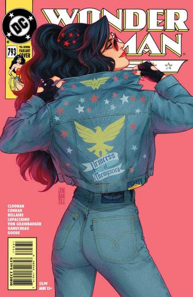 Wonder Woman #793 Cover D Jen Bartel 90s Cover Month Card Stock Variant (Kal-El Returns Tie-In) | Dragon's Lair Comics and Fantasy Houston TX