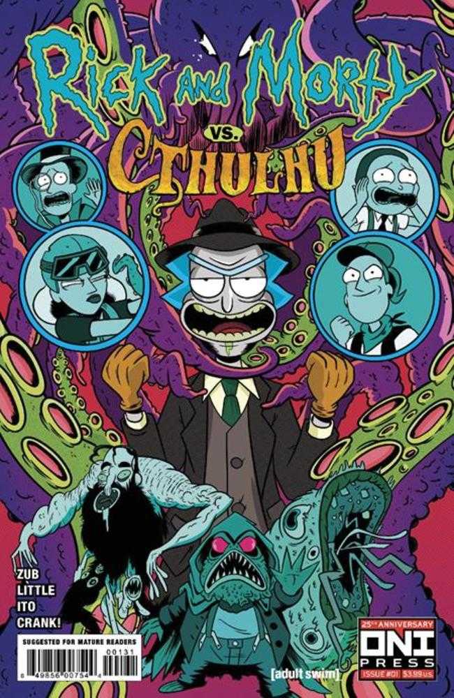 Rick And Morty vs Cthulhu #1 Cover C Ellerby | Dragon's Lair Comics and Fantasy Houston TX