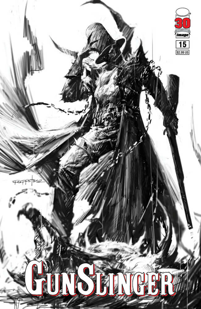 Gunslinger Spawn #15 Cover B Lee Sketch | Dragon's Lair Comics and Fantasy Houston TX