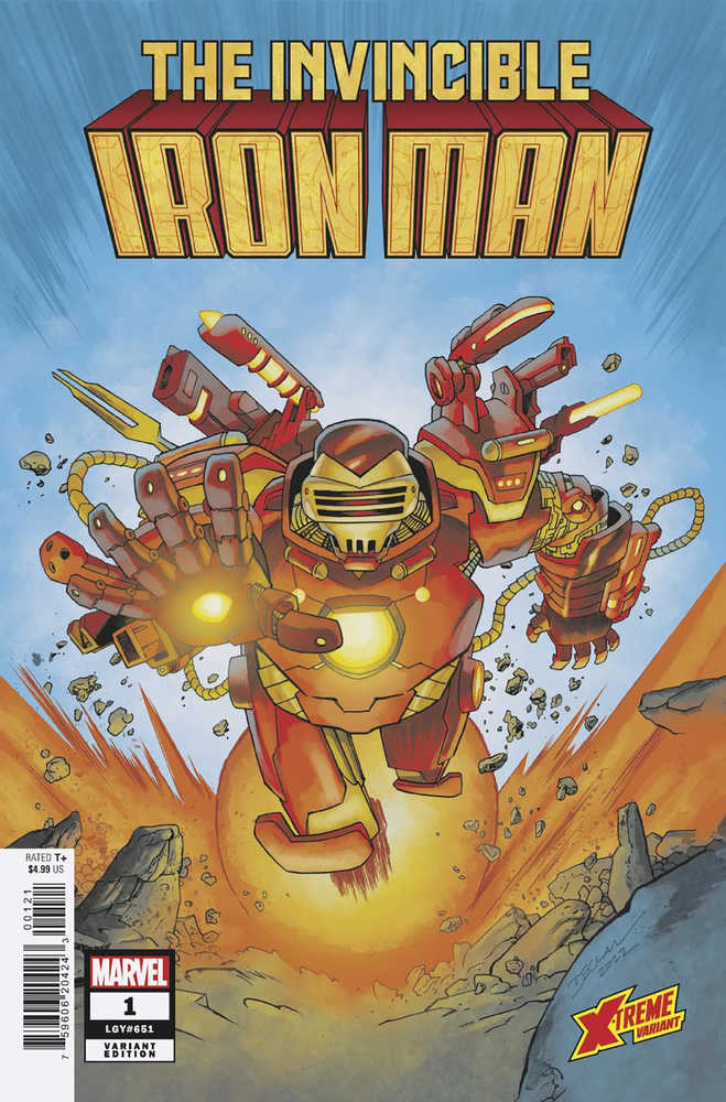 Invincible Iron Man #1 Shalvey X-Treme Marvel Variant | Dragon's Lair Comics and Fantasy Houston TX