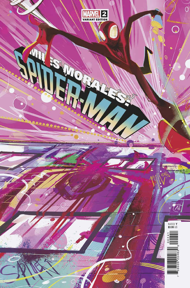 Miles Morales Spider-Man #2 Graffiti Variant | Dragon's Lair Comics and Fantasy Houston TX