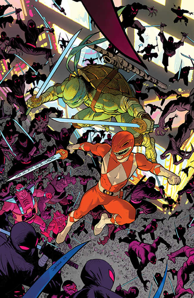 Mmpr Teenage Mutant Ninja Turtles II #1 (Of 5) Cover A Connecting Variant 1 Mora | Dragon's Lair Comics and Fantasy Houston TX