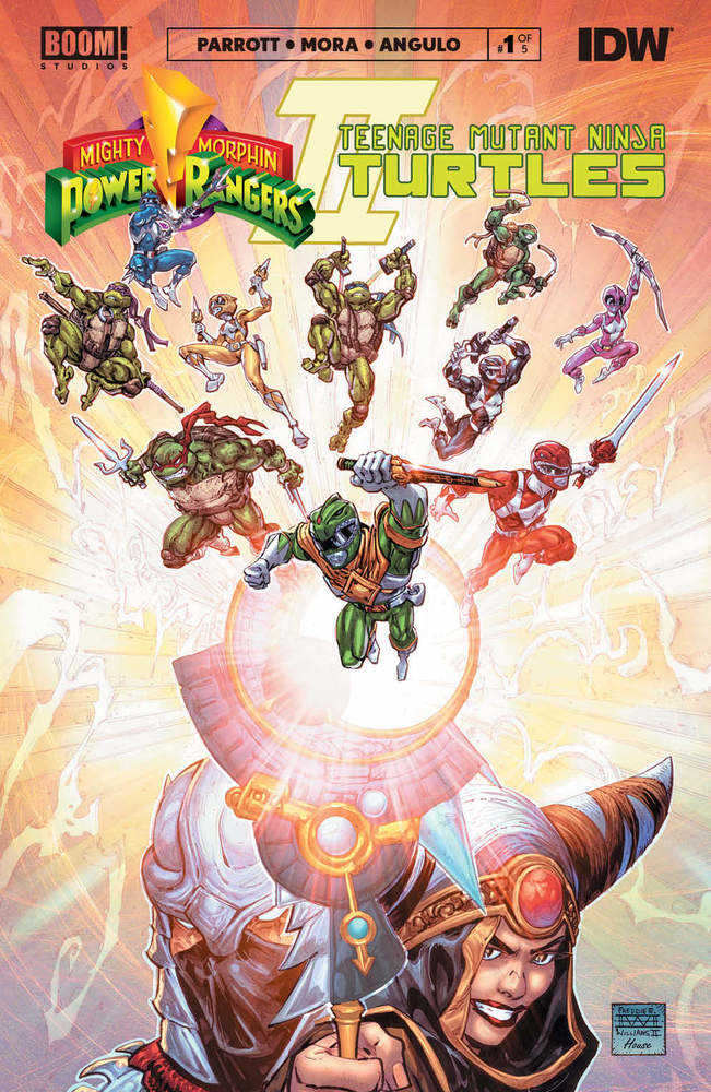 Mmpr Teenage Mutant Ninja Turtles II #1 (Of 5) Cover K Deluxe Edition Variant Williams II | Dragon's Lair Comics and Fantasy Houston TX