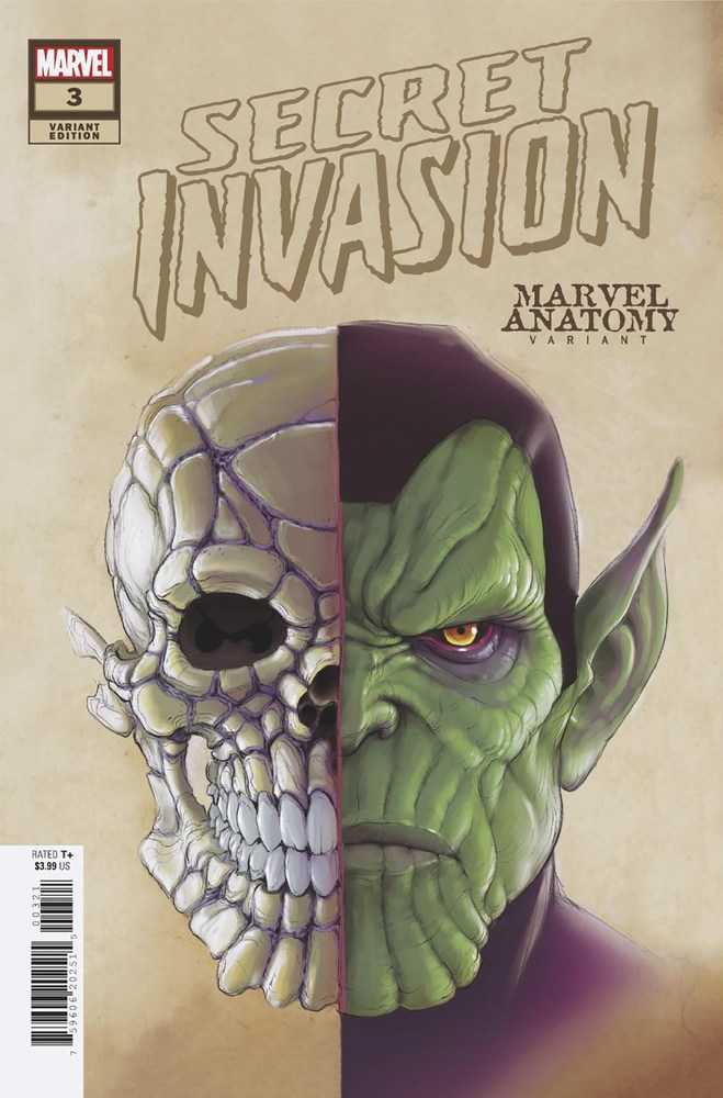 Secret Invasion #3 (Of 5) Marvel Anatomy Lobe Variant | Dragon's Lair Comics and Fantasy Houston TX