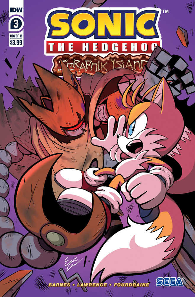 Sonic The Hedgehog Scrapnik Island #3 Cover B Lide | Dragon's Lair Comics and Fantasy Houston TX