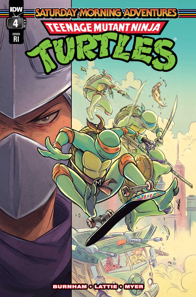 Teenage Mutant Ninja Turtles Saturday Morning Adventures #4 Cover D 10 Copy Variant Edition | Dragon's Lair Comics and Fantasy Houston TX