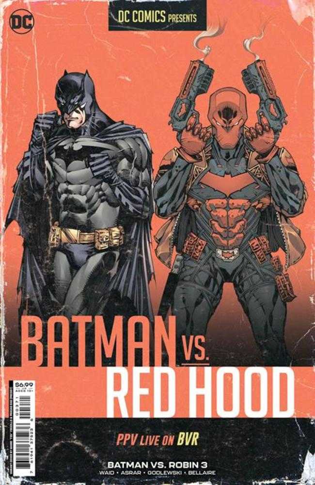 Batman vs Robin #3 (Of 5) Cover G Mario Fox Foccillo Fight Poster Batman vs Red Hood Card Stock Variant | Dragon's Lair Comics and Fantasy Houston TX