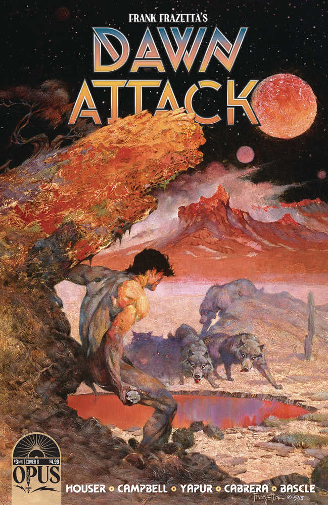 Frank Frazettas Dawn Attack #3 (Of 5) Cover B Frazetta | Dragon's Lair Comics and Fantasy Houston TX