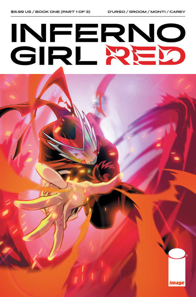 Inferno Girl Red Book One #1 (Of 3) Cover B Manna | Dragon's Lair Comics and Fantasy Houston TX