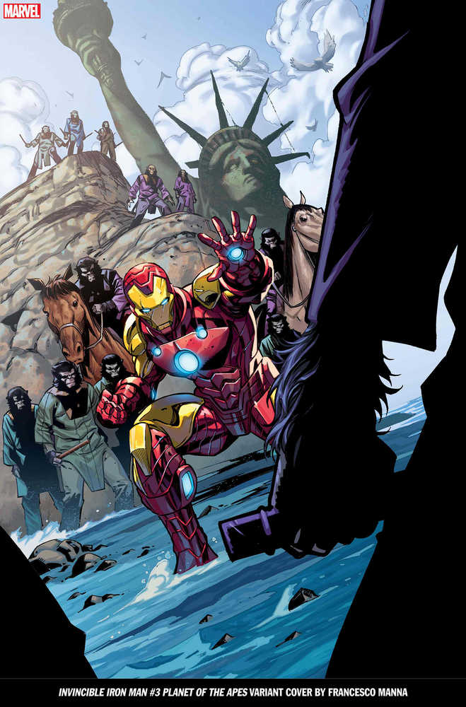 Invincible Iron Man #3 Manna Planet Of The Apes Variant | Dragon's Lair Comics and Fantasy Houston TX