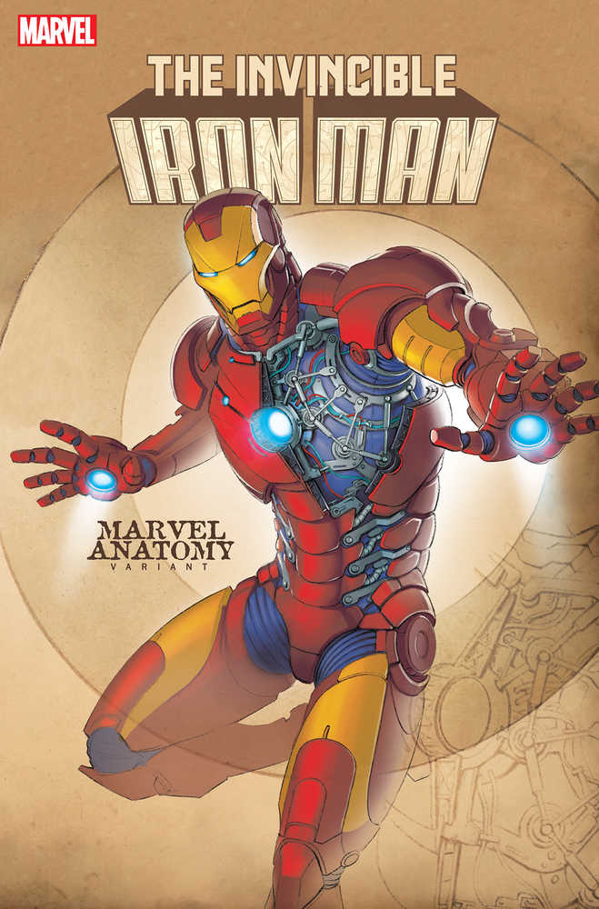 Invincible Iron Man #3 Lobe Marvel Anatomy Variant | Dragon's Lair Comics and Fantasy Houston TX