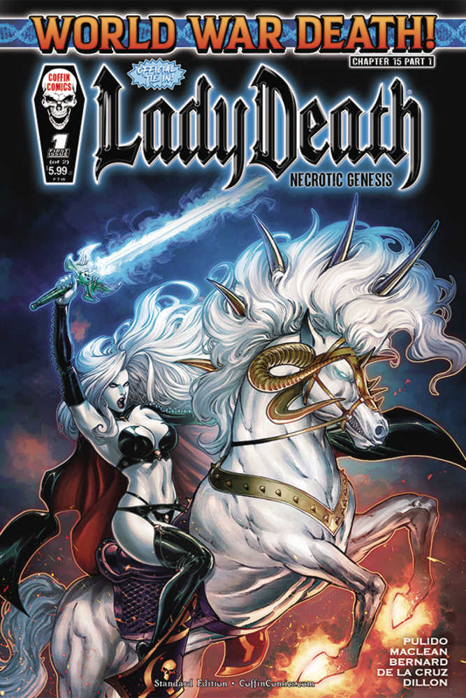 Lady Death Necrotic Genesis #1 (Of 2) Cover A Bernard Standard | Dragon's Lair Comics and Fantasy Houston TX