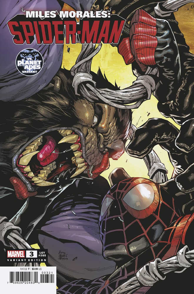 Miles Morales Spider-Man #3 Stegman Planet Of The Apes Variant | Dragon's Lair Comics and Fantasy Houston TX