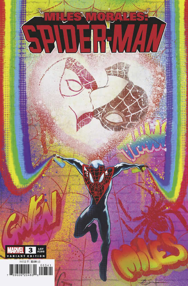 Miles Morales Spider-Man #3 Graffiti Variant | Dragon's Lair Comics and Fantasy Houston TX