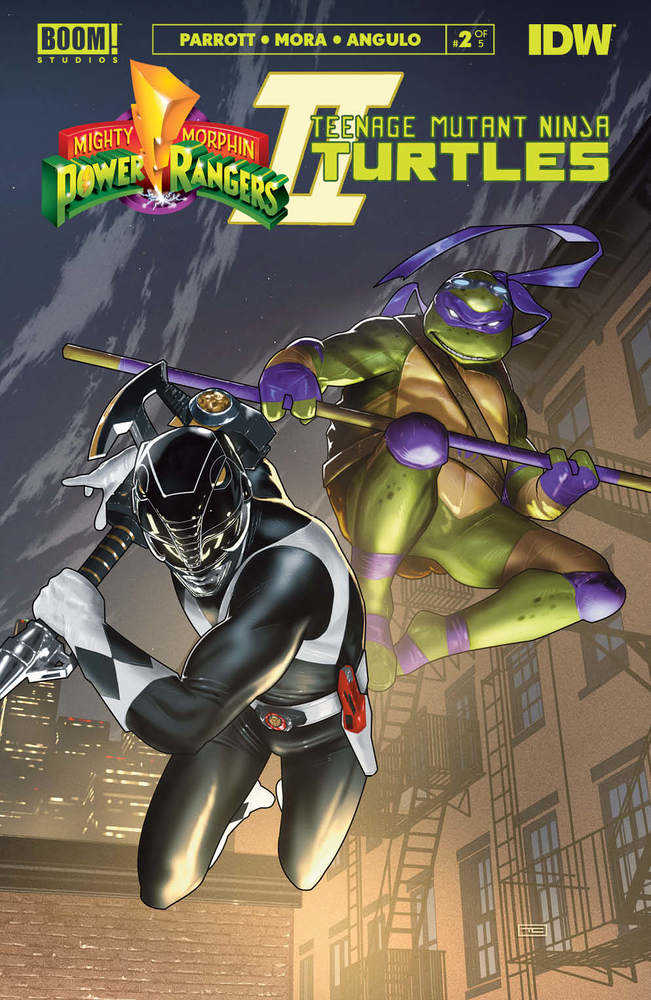 Mmpr Teenage Mutant Ninja Turtles II #2 (Of 5) Cover E Cardstock Variant Clarke | Dragon's Lair Comics and Fantasy Houston TX