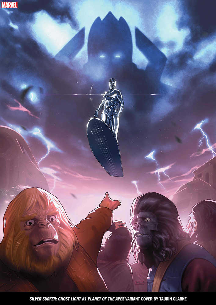 Silver Surfer Ghost Light #1 Clarke Planet Of The Apes Variant | Dragon's Lair Comics and Fantasy Houston TX