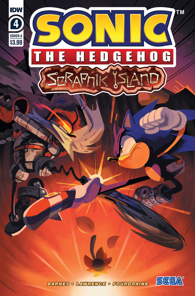 Sonic The Hedgehog Scrapnik Island #4 Cover A Fourdraine | Dragon's Lair Comics and Fantasy Houston TX