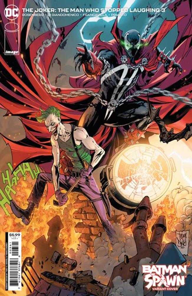 Joker The Man Who Stopped Laughing #3 Cover F Tony Daniel DC Spawn Variant | Dragon's Lair Comics and Fantasy Houston TX