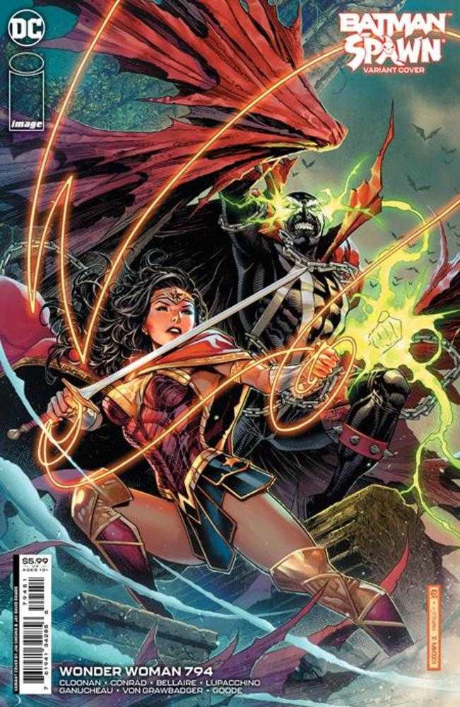 Wonder Woman #794 Cover E Jim Cheung DC Spawn Card Stock Variant | Dragon's Lair Comics and Fantasy Houston TX