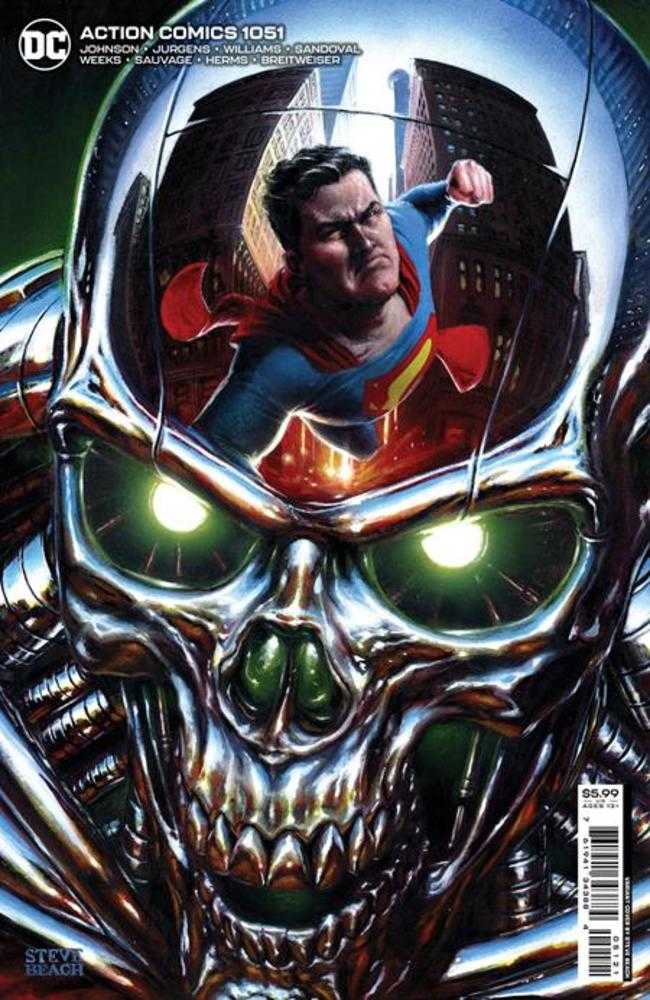 Action Comics #1051 Cover B Steve Beach Card Stock Variant | Dragon's Lair Comics and Fantasy Houston TX