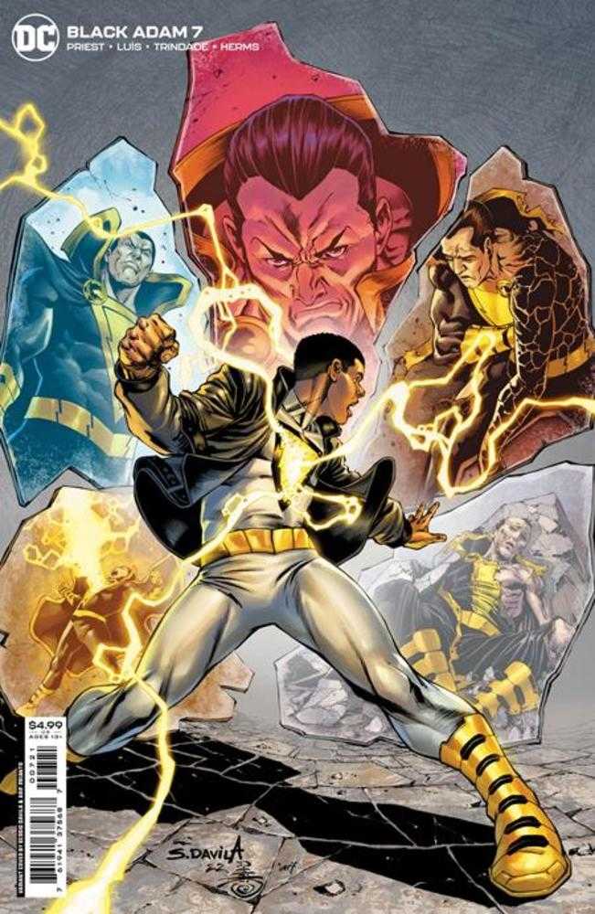 Black Adam #7 (Of 12) Cover B Sergio Davila Card Stock Variant | Dragon's Lair Comics and Fantasy Houston TX