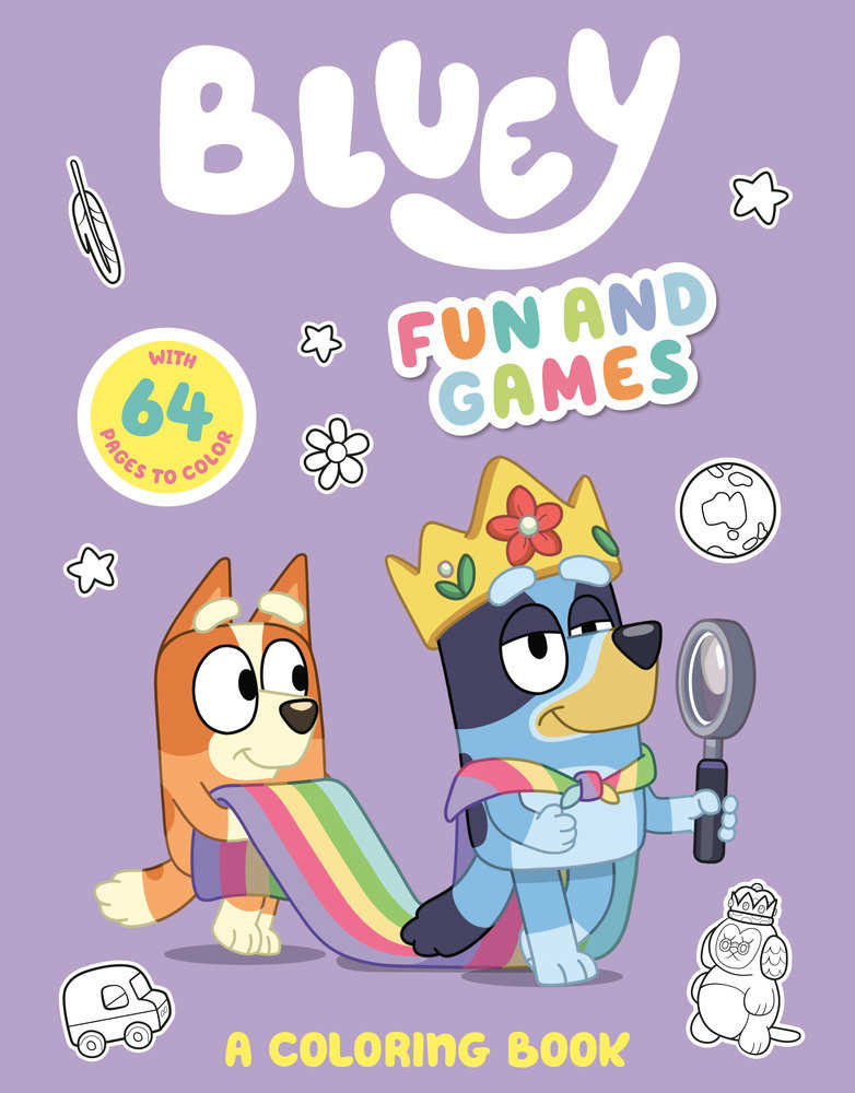 Bluey: Fun And Games: A Coloring Book | Dragon's Lair Comics and Fantasy Houston TX