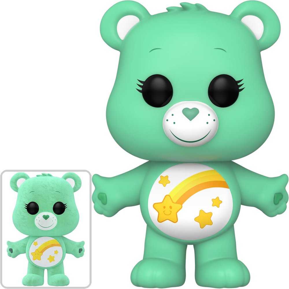 Pop Animation Care Bears 40th Wish Bear Fl with Ch Vinyl Figure | Dragon's Lair Comics and Fantasy Houston TX