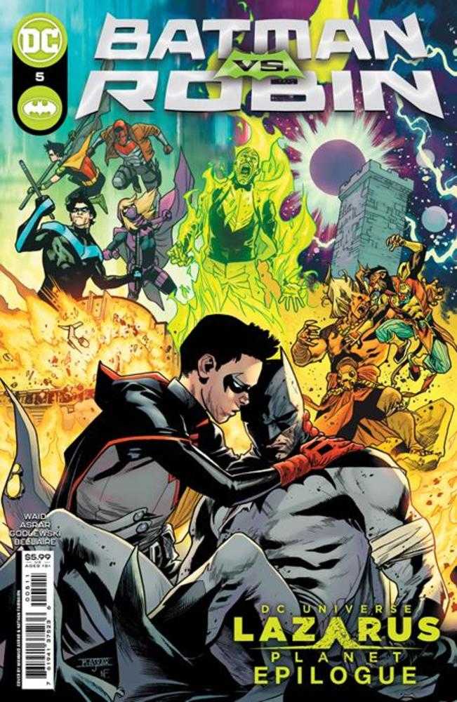 Batman vs Robin #5 (Of 5) Cover A Mahmud Asrar (Lazarus Planet) | Dragon's Lair Comics and Fantasy Houston TX