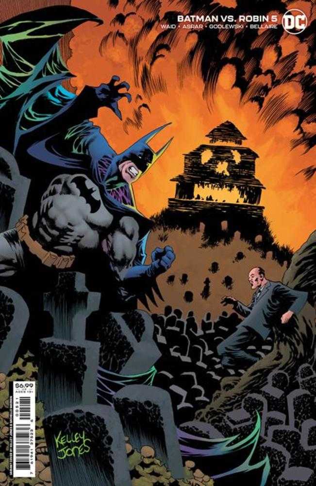 Batman vs Robin #5 (Of 5) Cover B Kelley Jones Card Stock Variant (Lazarus Planet) | Dragon's Lair Comics and Fantasy Houston TX