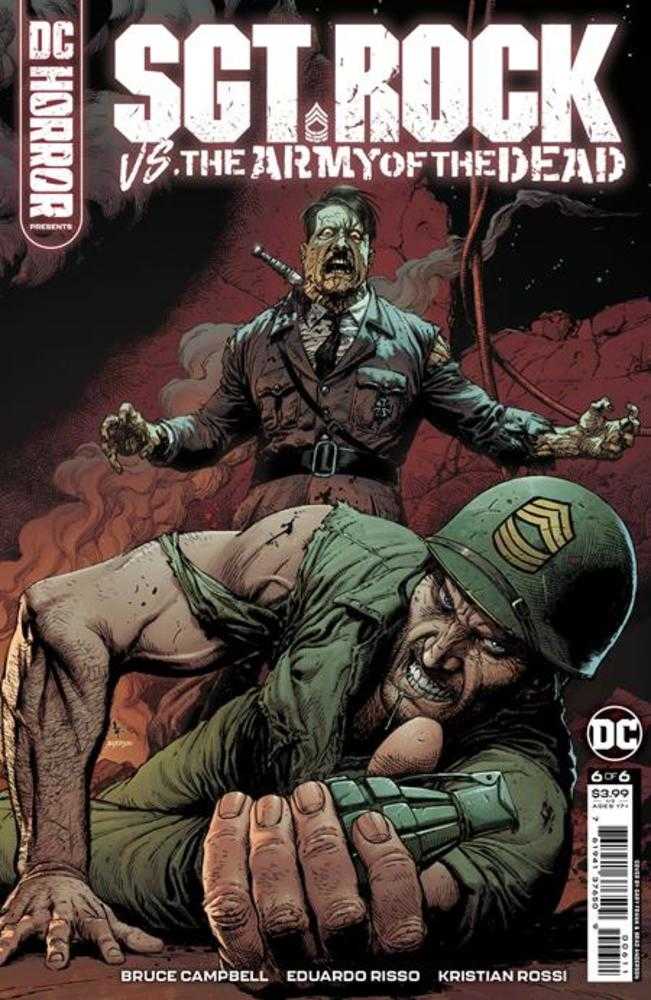 DC Horror Presents Sgt Rock vs The Army Of The Dead #6 (Of 6) Cover A Gary Frank (Mature) | Dragon's Lair Comics and Fantasy Houston TX